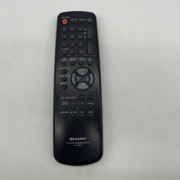 Sharp Original OEM Black G1113PESA TV/VCR Remote Control-Battery Cover - Picture 1 of 3